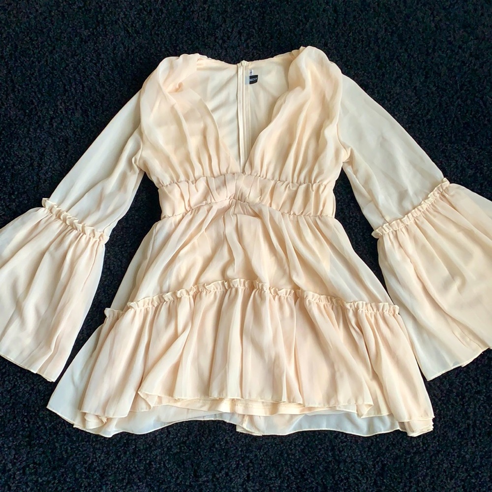 Miss ord dress, Small, Never worn, Champagne color